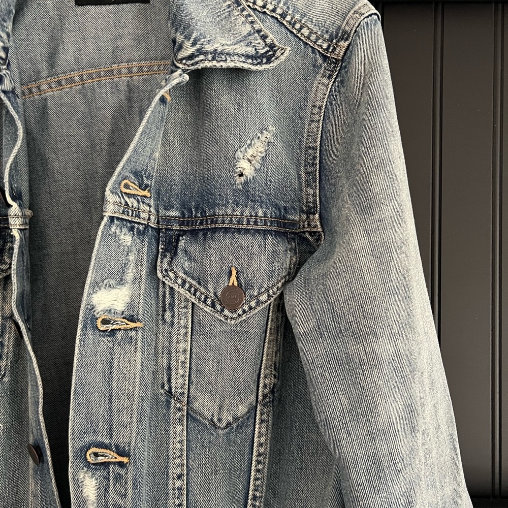 ABLE Merly Long Denim Jacket - M